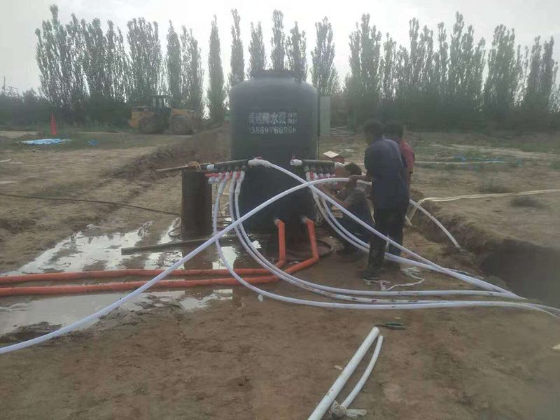 辰诺复式降水泵施工现场